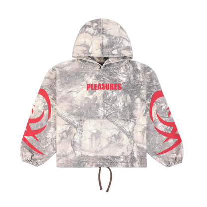 Pleasures Hunt Canvas Poncho Hoodie - Camo