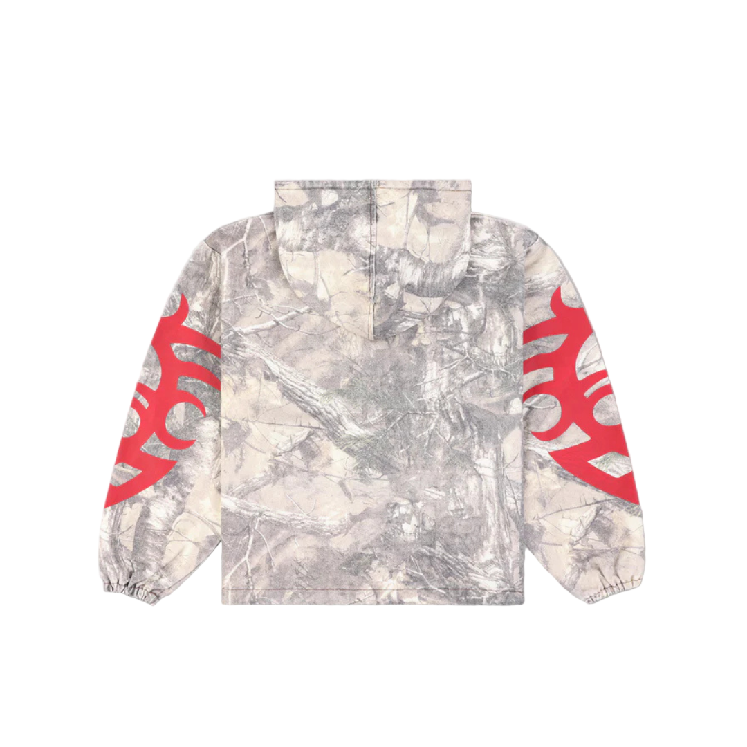 Pleasures Hunt Canvas Poncho Hoodie - Camo