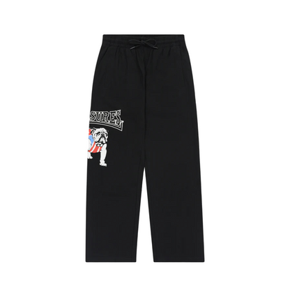 Pleasures Bulldog Cotton Pants - Black