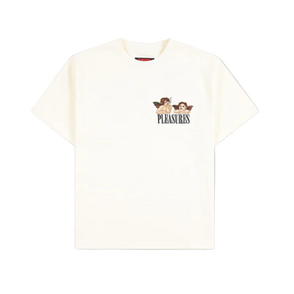Pleasures Dynamic Short Sleeve Crewneck - Ecru