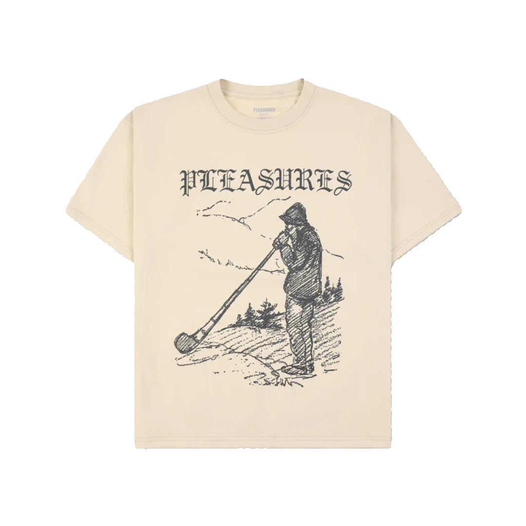 Pleasures Pipe T-Shirt - Sand