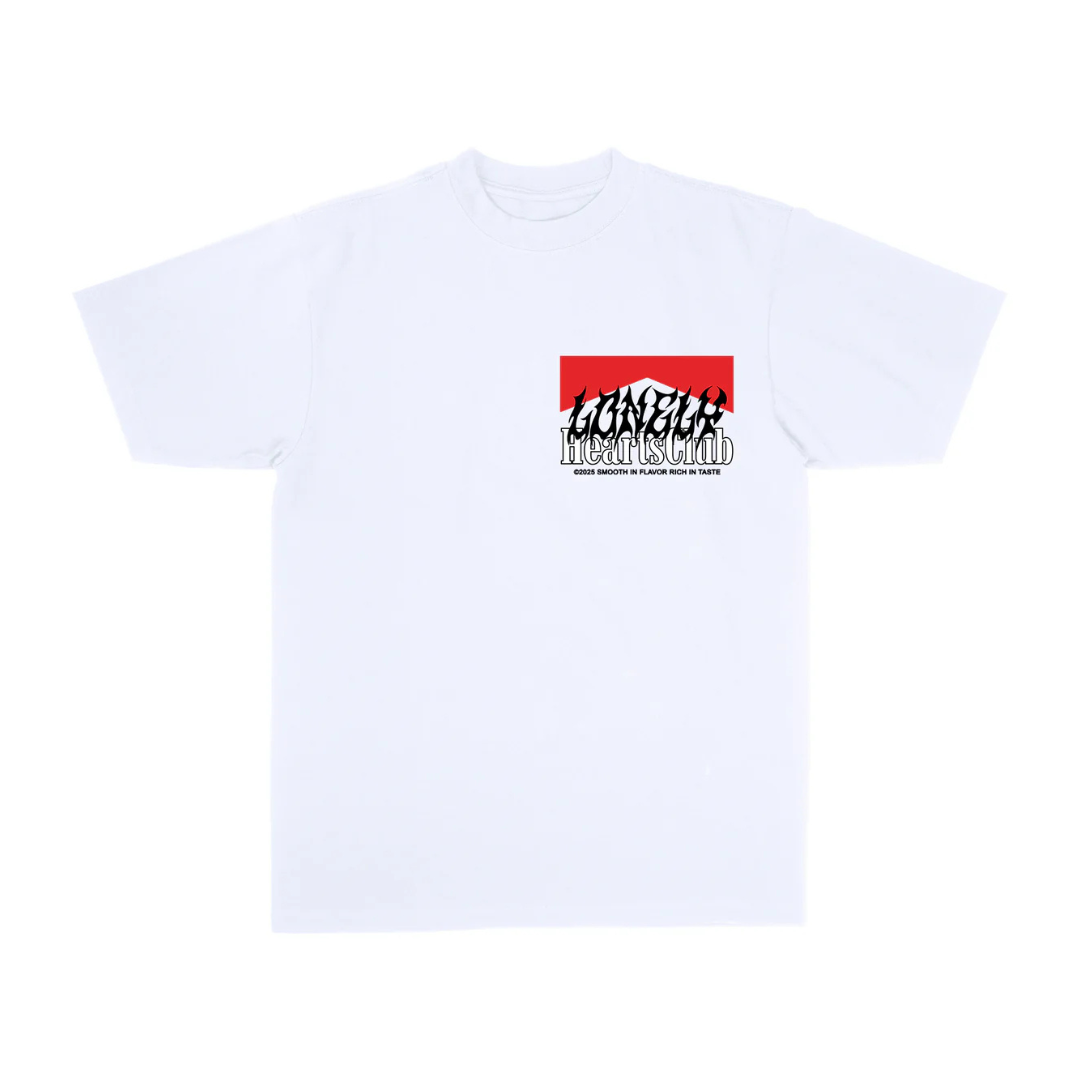 Lonely Hearts Club "Smooth In Flavor" Premium T-Shirt - White