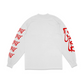 Lonely Hearts Club "Thank God We Are Not Forever" Long Sleeve T-Shirt - Off-White