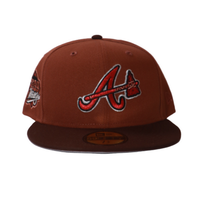 New Era 59Fifty Atlanta Braves '99 World Series Fitted - Brown/Copper/Red