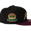 New Era 59Fifty Atlanta-Fulton Stadium Fitted - Black/Gold (Grape Brim)