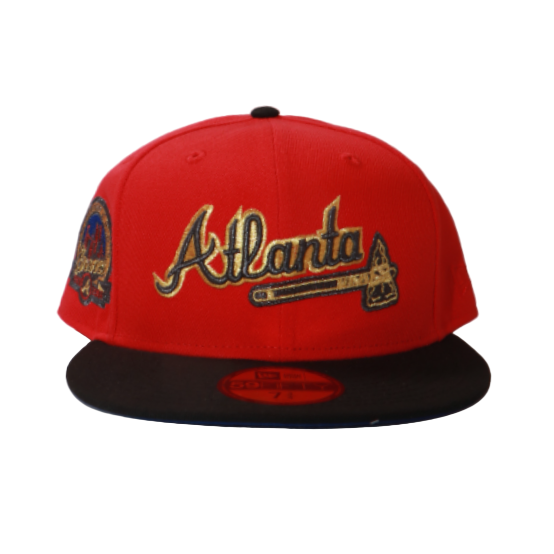 New Era 59Fifty Atlanta Braves 40th Anniversary Fitted - Red/Black