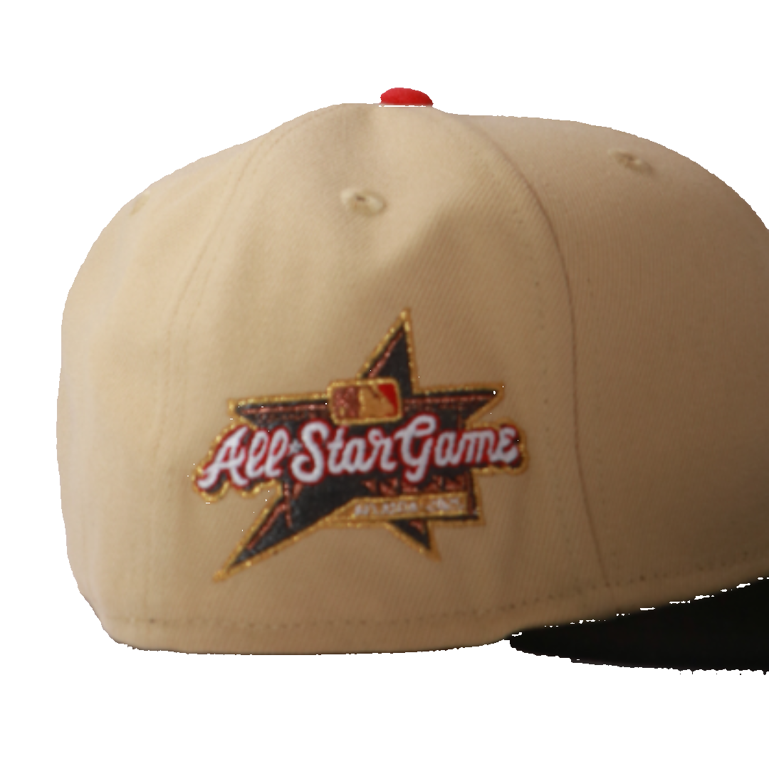 New Era 59Fifty Atlanta Braves '25 All Star Game Fitted - Cream/Black/Copper