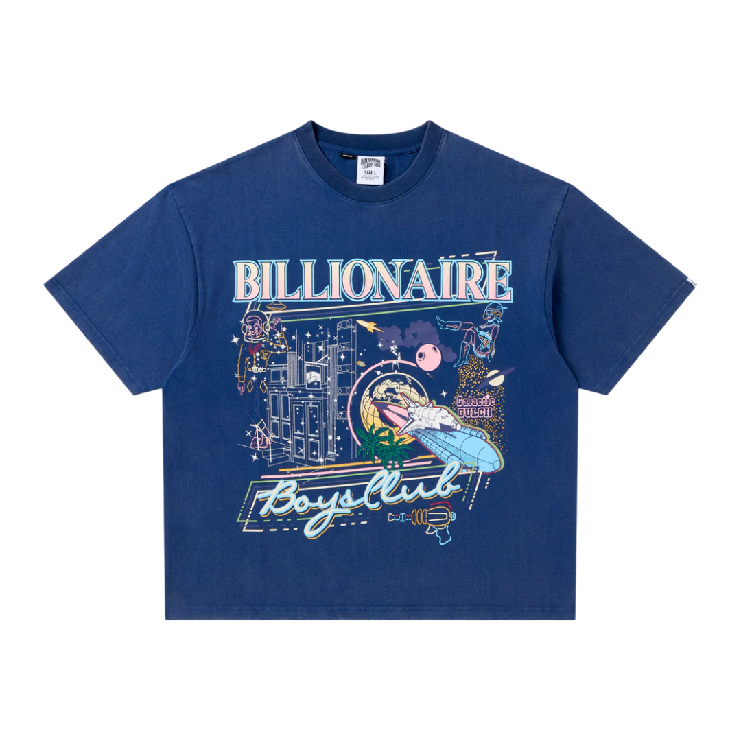 Billionaire Boys Club To The Moon SS Knit - Navy Peony