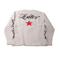 Loiter American Dream Waffle-Knit L/S T-Shirt - White
