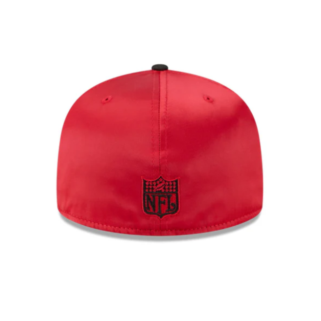 New Era 5950 Atlanta Falcons Satin Fitted - Dark Red