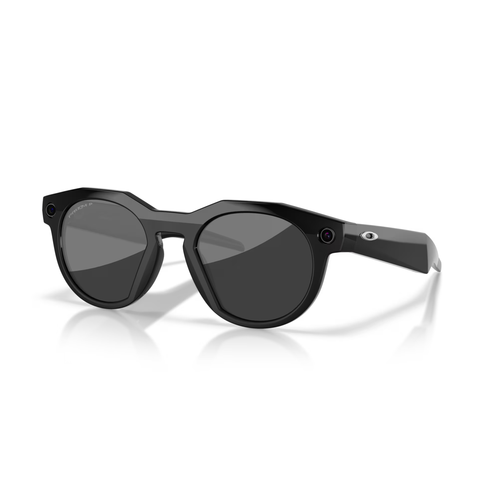 Oakley x META HSTN Polarized Prizm Black Lens Sunglasses w/ Camera - Black