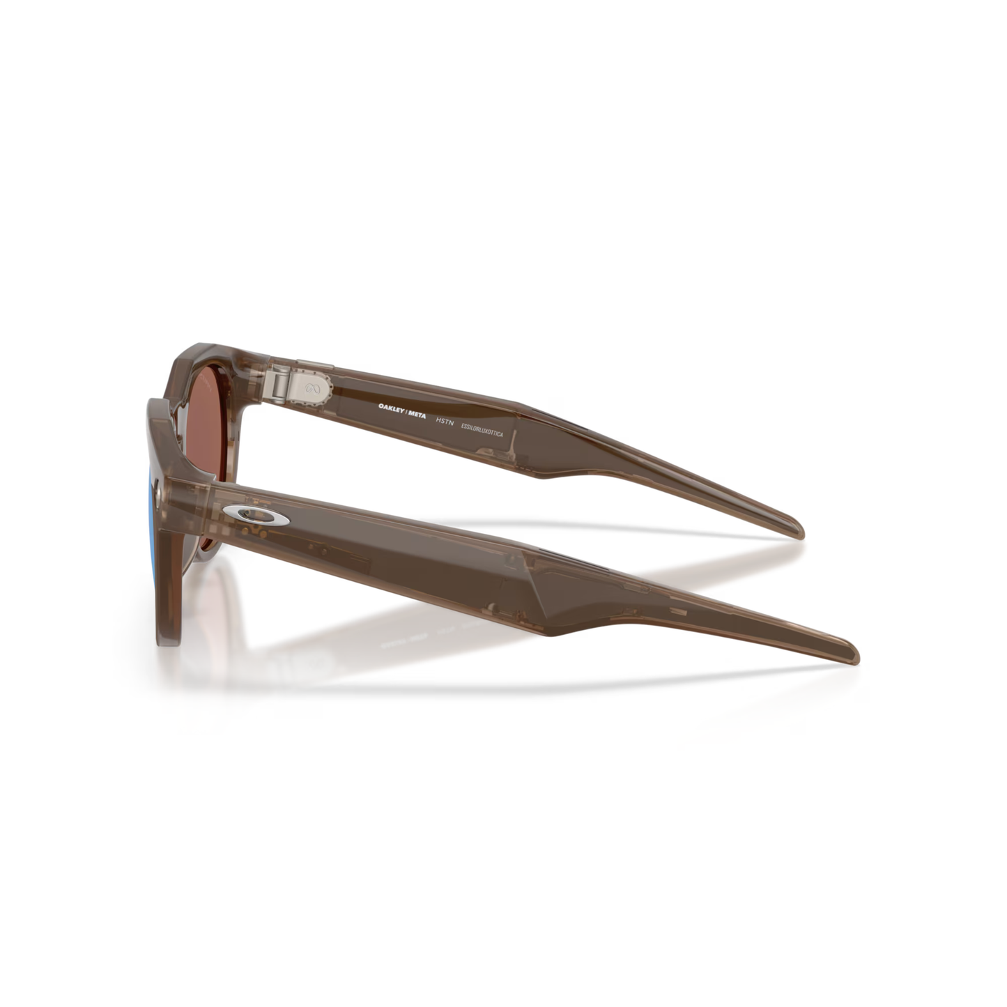 Oakley x META HSTN Polarized Prizm Deep Water Lens Sunglasses w/ Camera - Brown Smoke