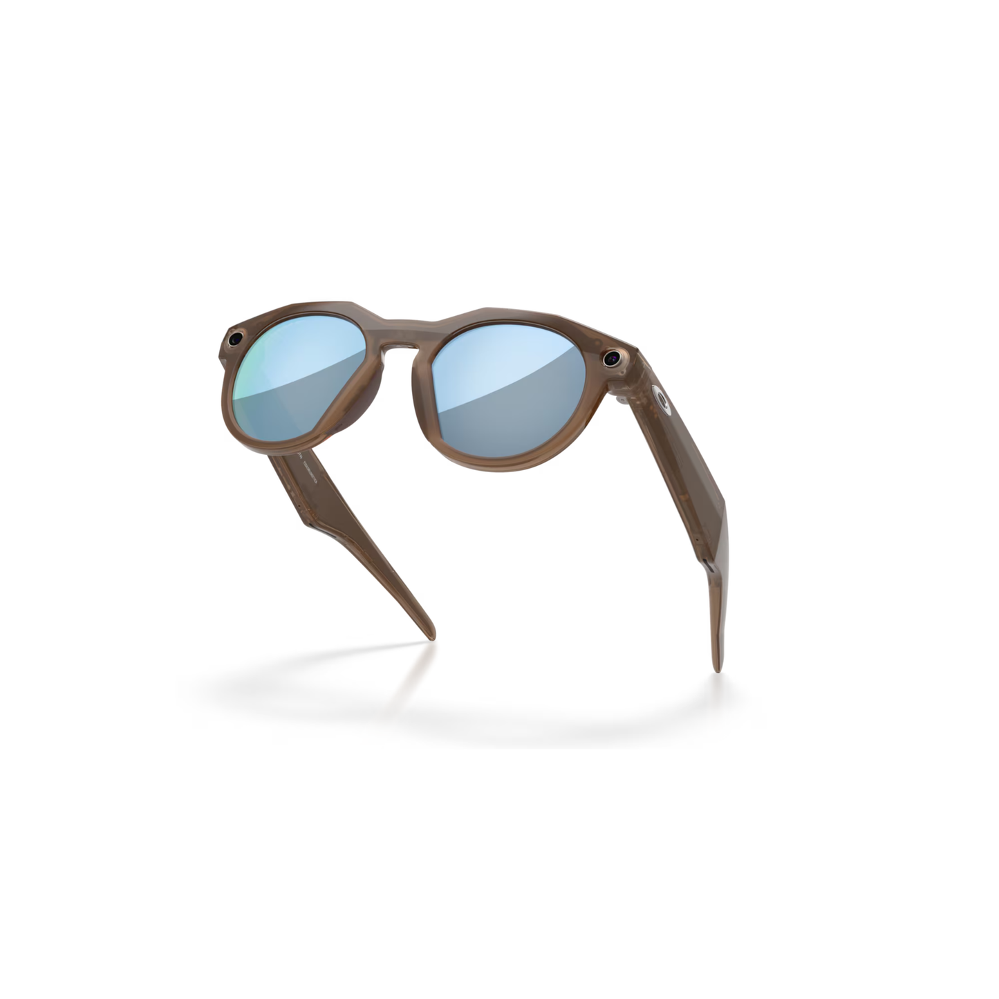 Oakley x META HSTN Polarized Prizm Deep Water Lens Sunglasses w/ Camera - Brown Smoke