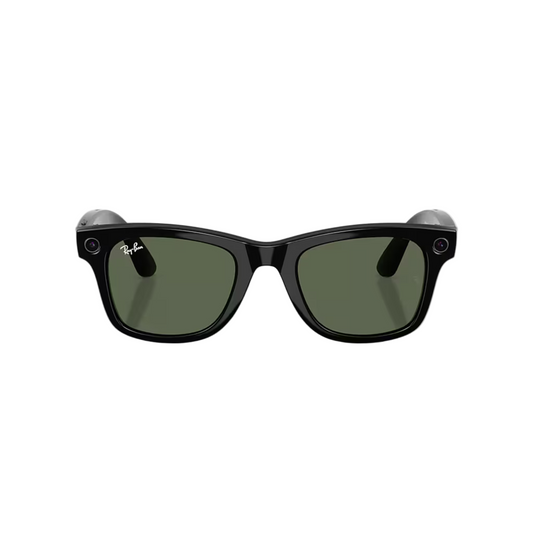 Ray-Ban x Meta Gen 2 Wayfarer G15 Green Lens Sunglasses w/ Camera - Shiny Black