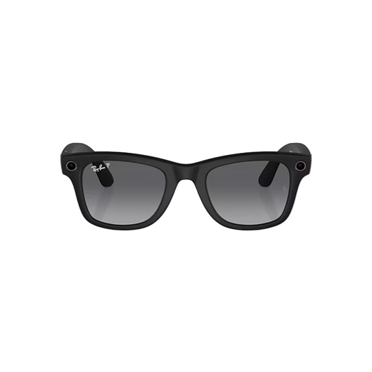 Ray-Ban x Meta Skyler Polar Gradient Graphite Lens Sunglasses w/ Camera - Shiny Black