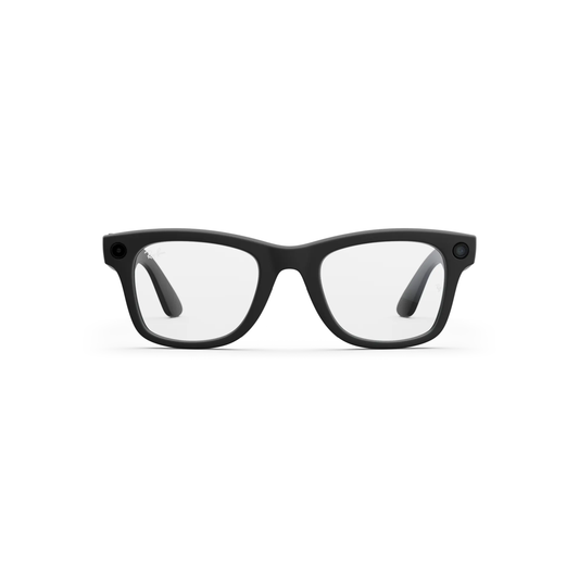 Ray-Ban x Meta Gen 2 Wayfarer Clear Lens Glasses w/ Camera - Matte Black