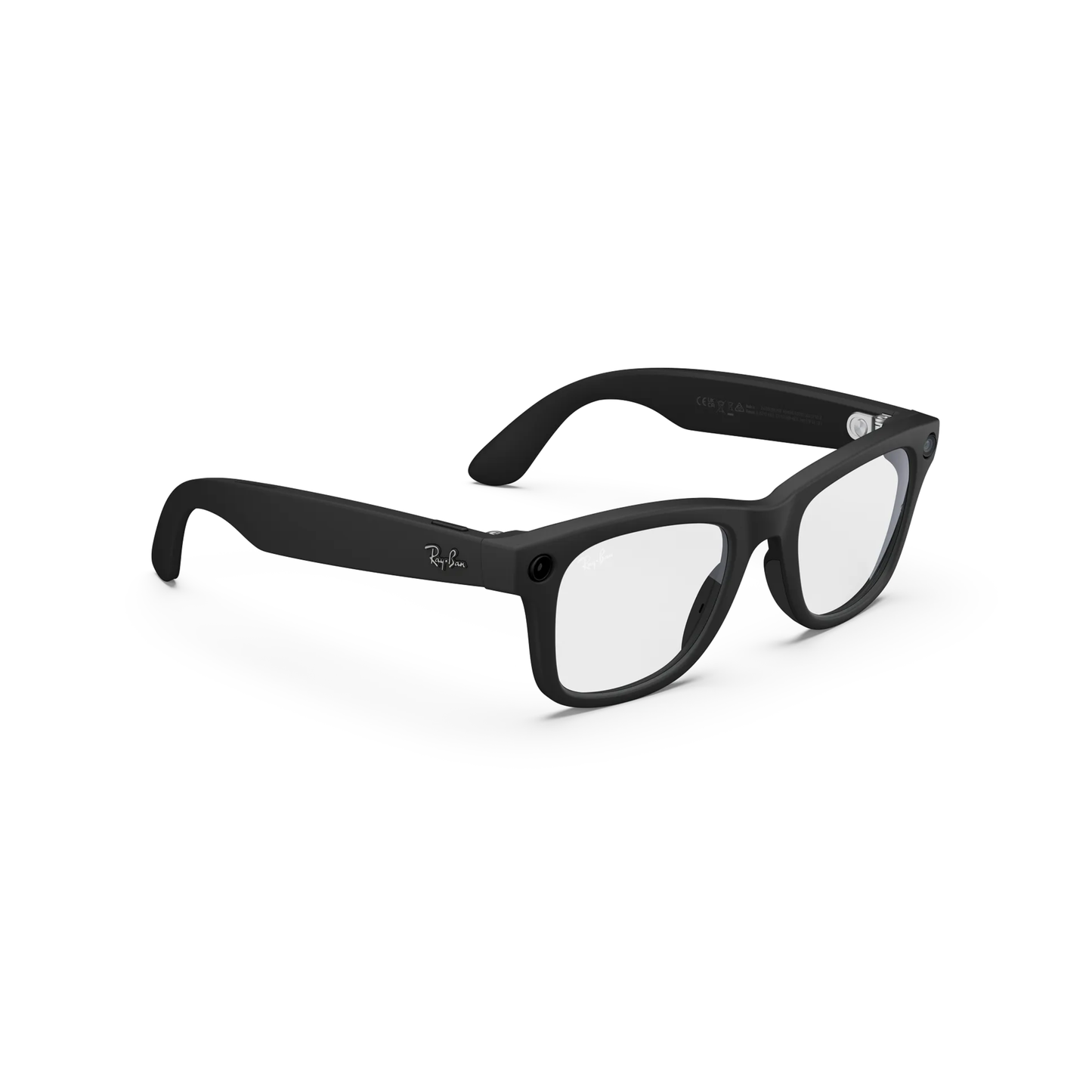 Ray-Ban x Meta Gen 2 Wayfarer Clear Lens Glasses w/ Camera - Matte Black
