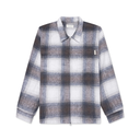 Museum of Peace & Quiet Wordmark Zip Flannel - Slate