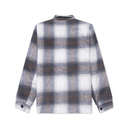 Museum of Peace & Quiet Wordmark Zip Flannel - Slate | Sole Play Dothan AL