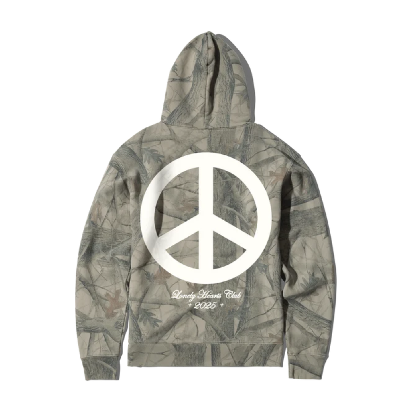 Lonely Hearts Club "Reach Your Inner Peace" Premium Hoodie - Forest Camo