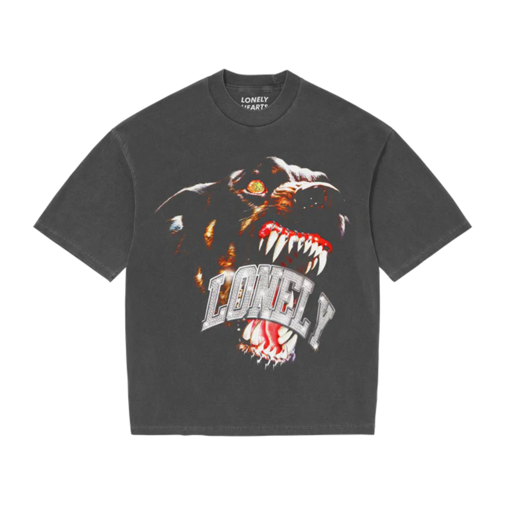 Lonely Hearts Club "Vicious" Tee - Vintage Grey
