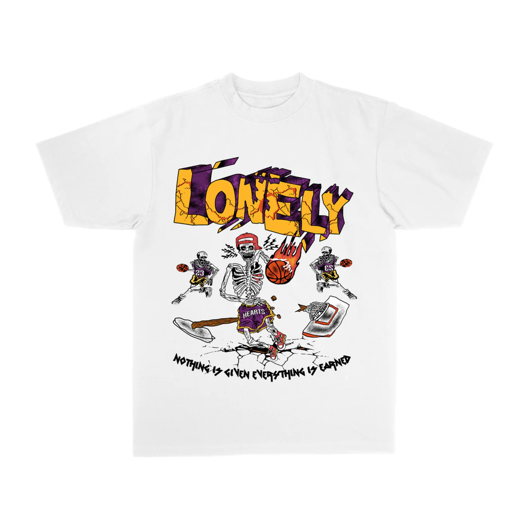 Lonely Hearts Club "Death Break" Tee - Off-White