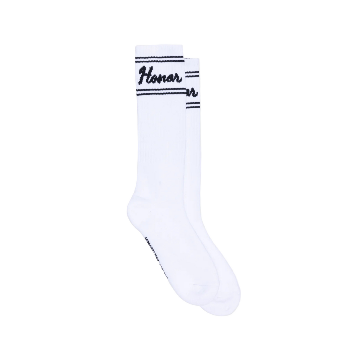 Honor The Gift Drive-In Striped Socks - White