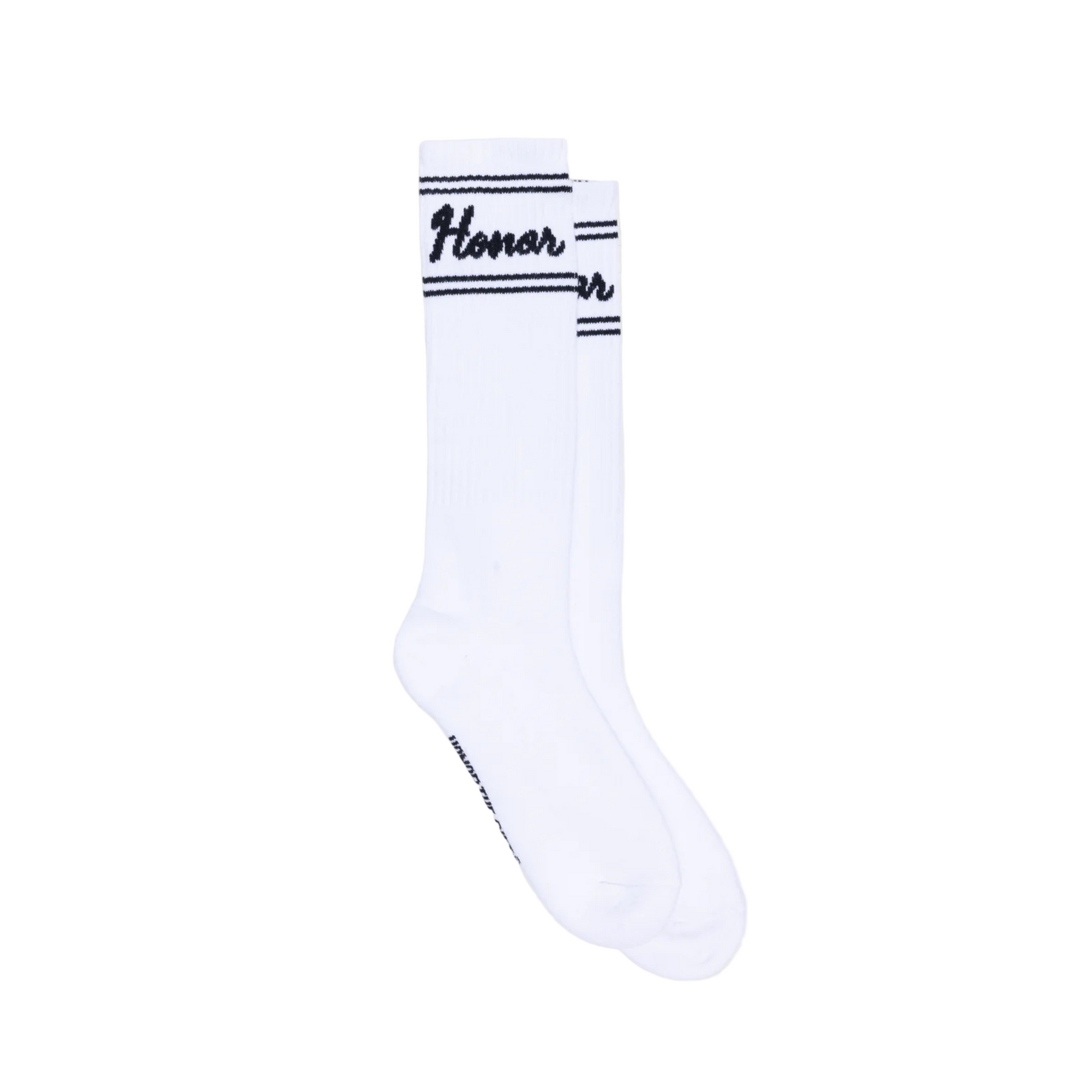 Honor The Gift Drive-In Striped Socks - White