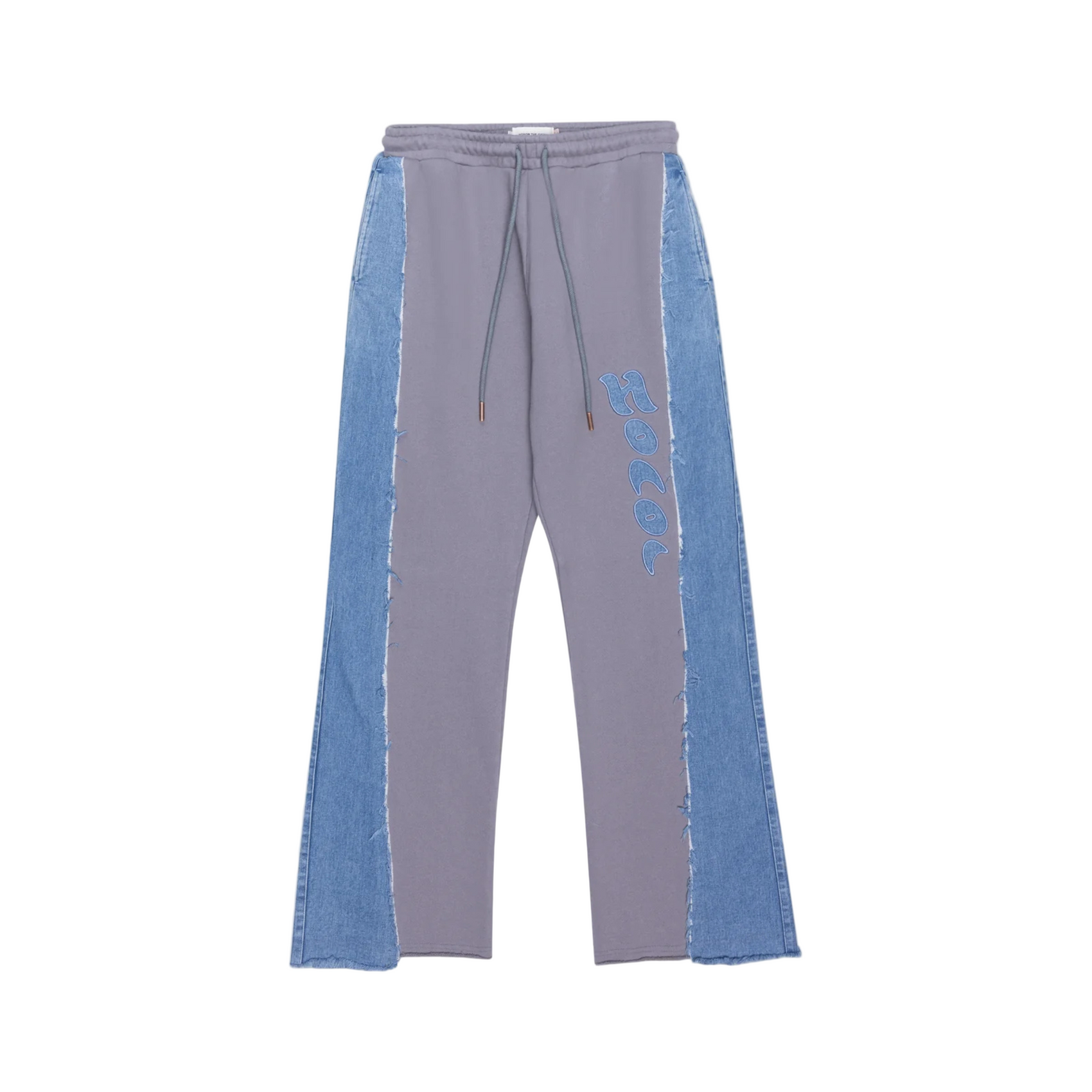 Honor The Gift Denim Sweatpants - Grey/Blue