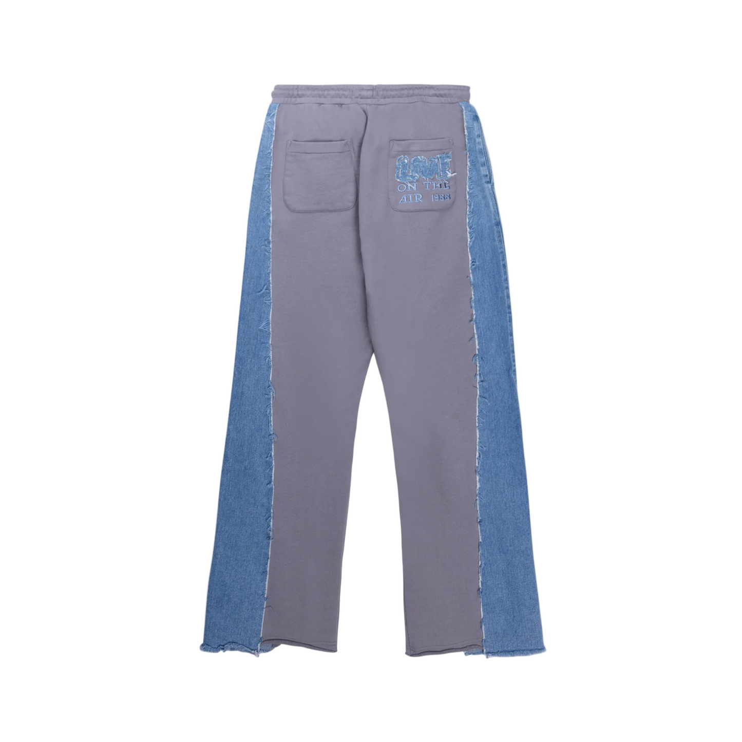 Honor The Gift Denim Sweatpants - Grey/Blue