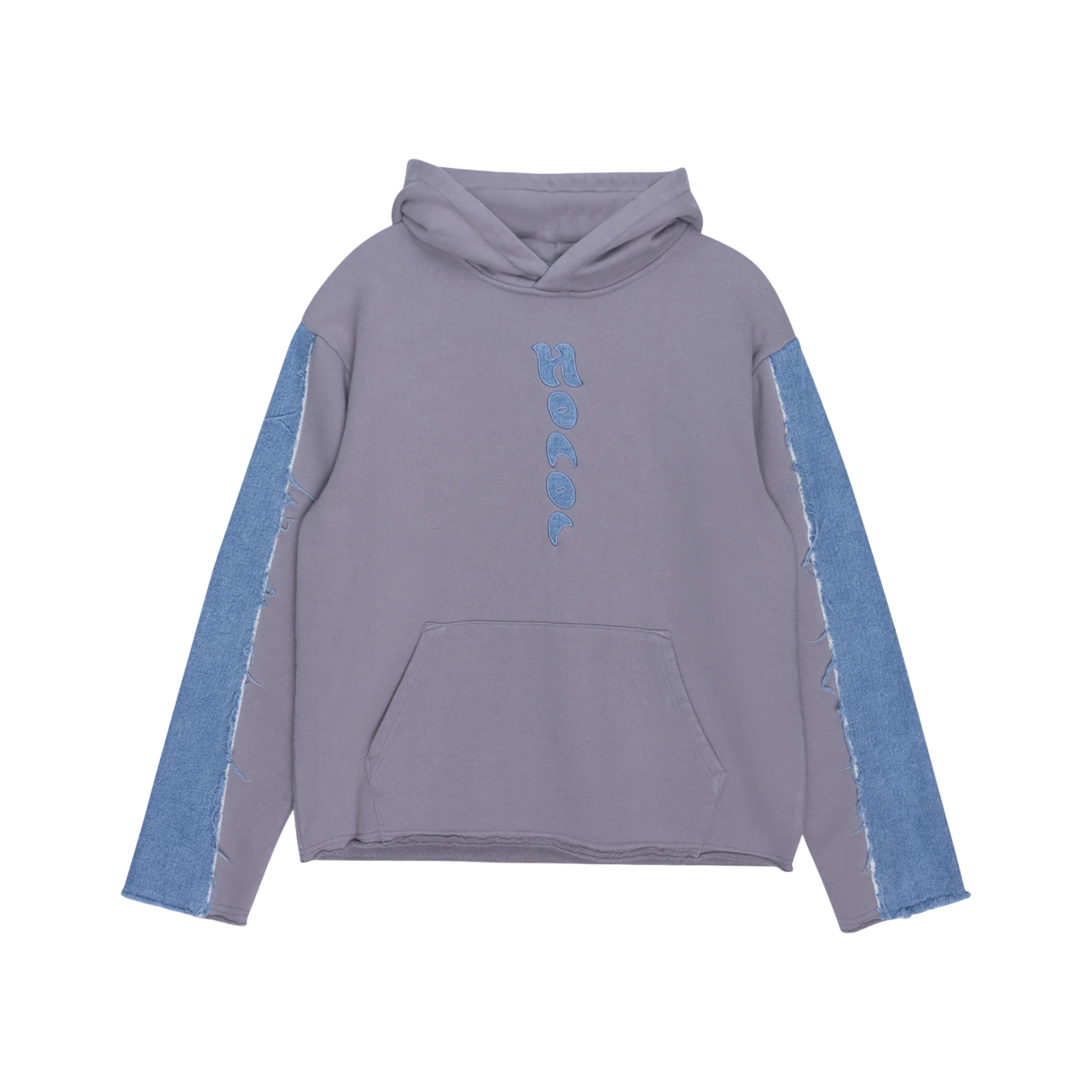 Honor The Gift Denim "The Gift" Hoodie - Grey/Blue