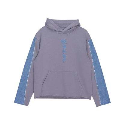 Honor The Gift Denim "The Gift" Hoodie - Grey/Blue