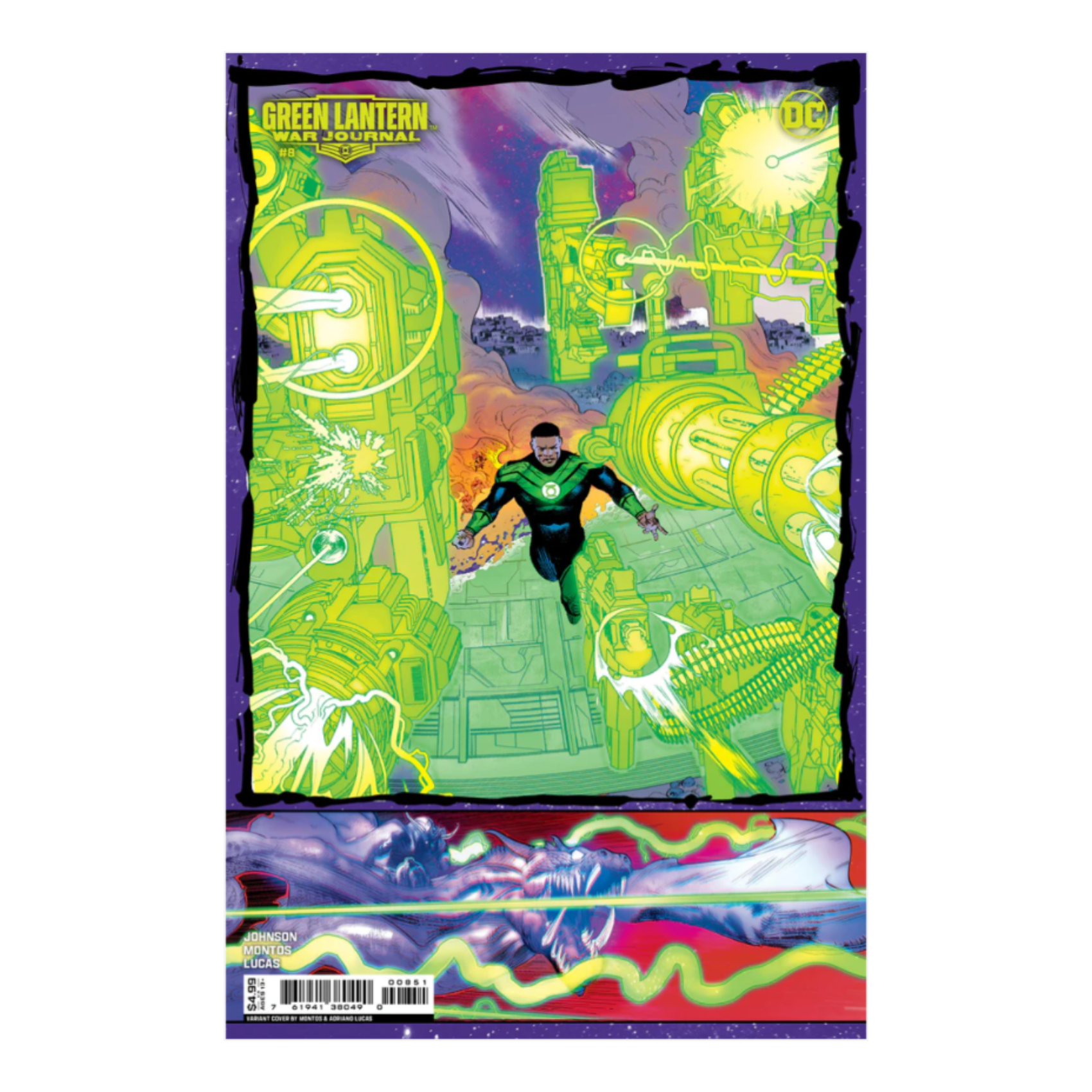 DC Green Lantern War Journal Comic Book Issue #8 Cover A