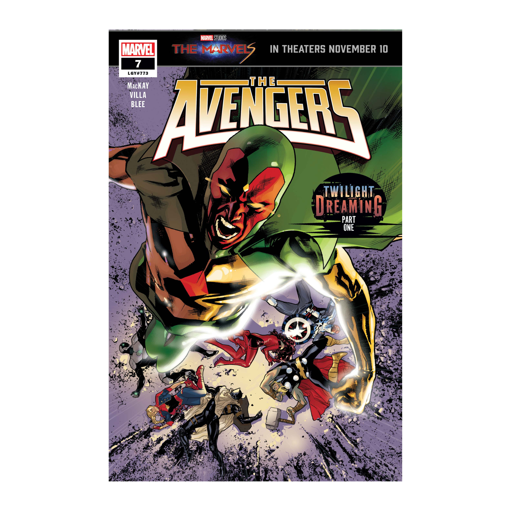 Marvel The Avengers Comic Book Issue #7