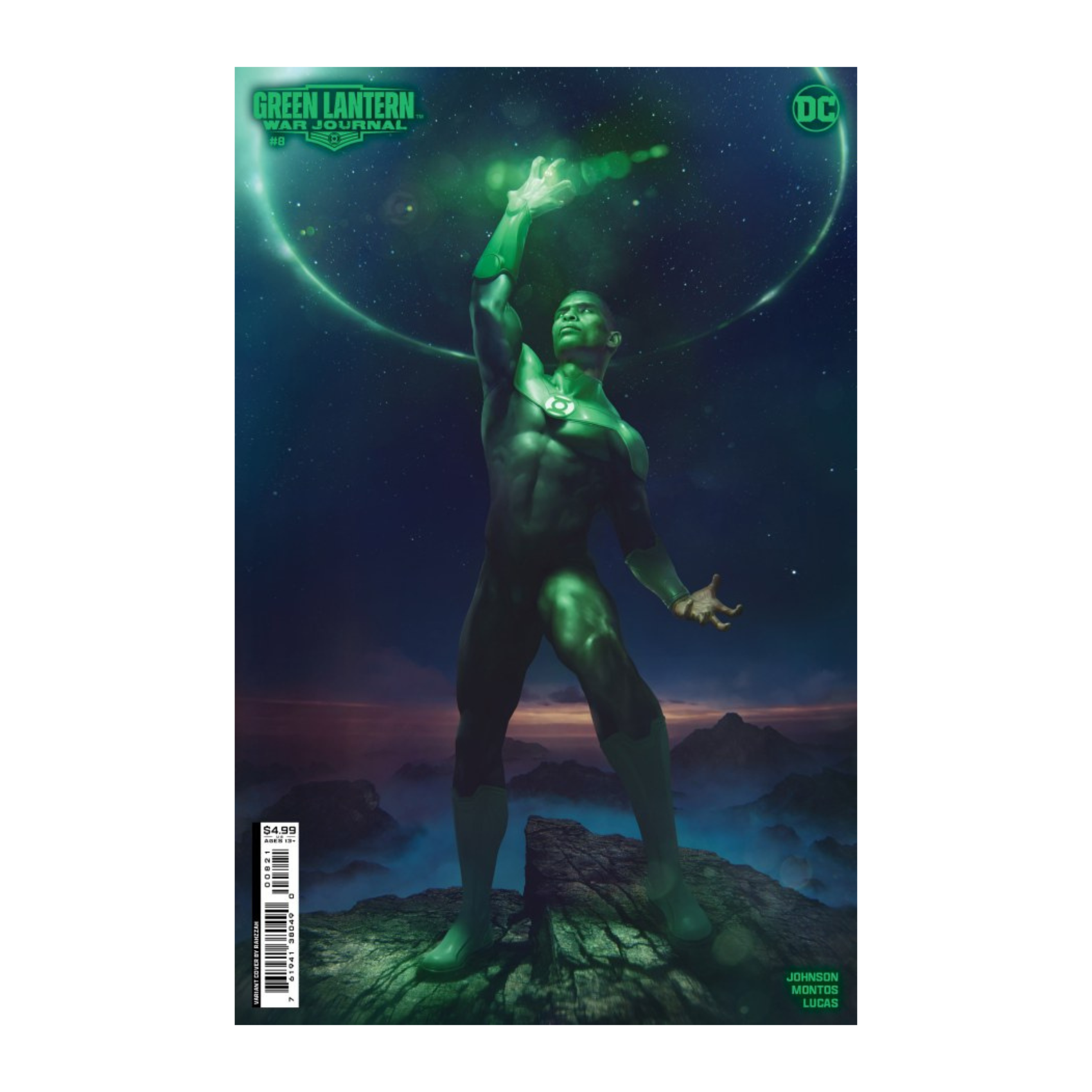 DC Green Lantern War Journal Comic Book Issue #8 Cover B