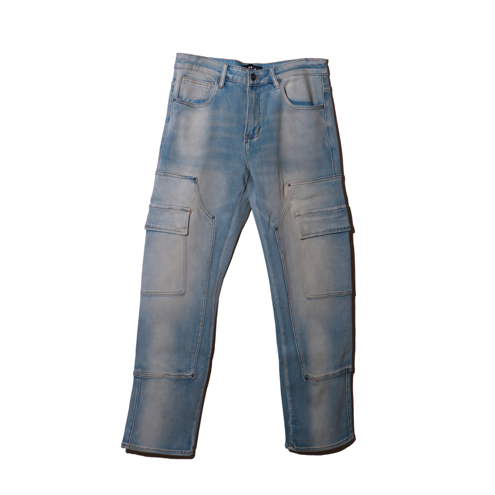 Crysp Miller Denim Cargo - Light Wash