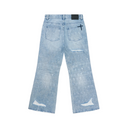 RtA "Hugh" Wide Flare Jeans - Ocean Shine | Sole Play Dothan AL
