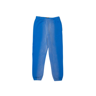 Purple Regular Fit Cutout Wordmark Sweatpant - Blue