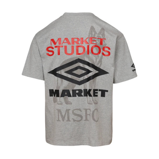 Market x Umbro Running Man Tee - Heather Grey