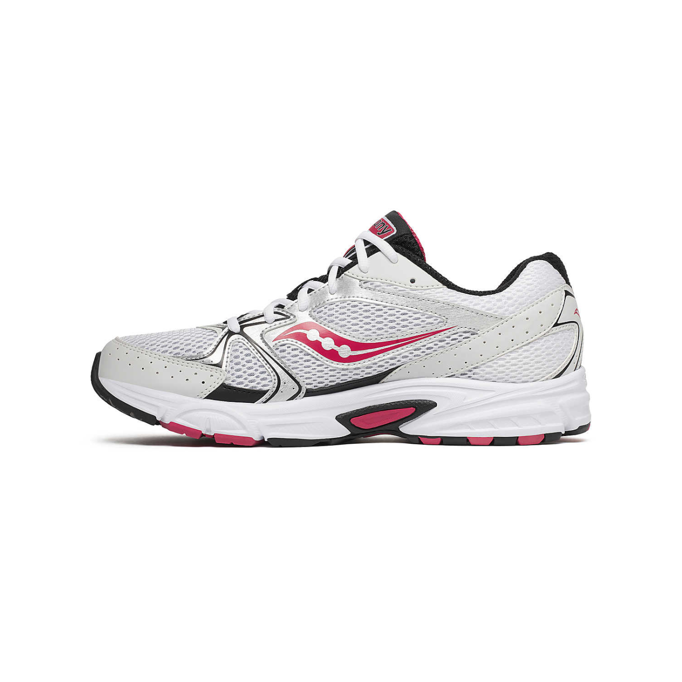Men's Saucony Grid Ride Millenium - "White/Silver Red"