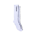 Honor The Gift Embroidery Edge Ribbed Sock - White