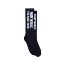 Honor The Gift "For Sale" Ribbed Sock - Black