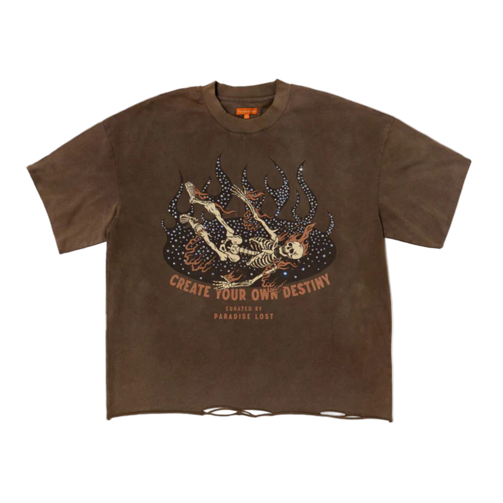 Paradise Lost Flames Of Fate Tee - Mocha