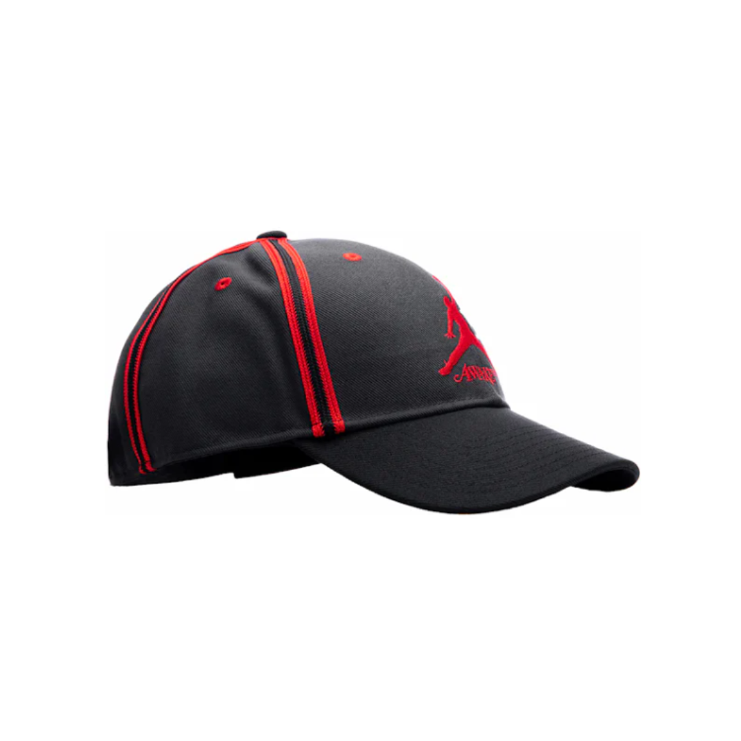 Jordan x Awake NY Structured Club Hat Smoke Grey Red SOLE PLAY