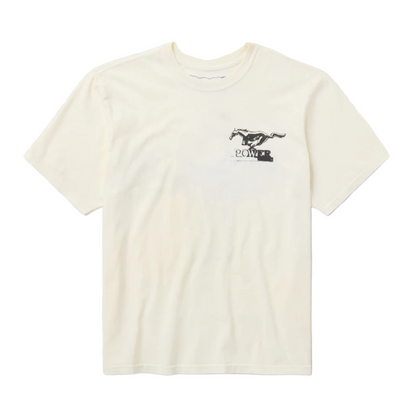 One Of These Days Mustang Cross T-Shirt - Bone