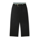 Wanted Apparel Denim Waistband Trousers - Black