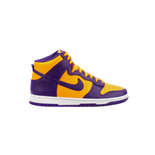Men's Nike Dunk Lakers High Retro - Purple/Yellow