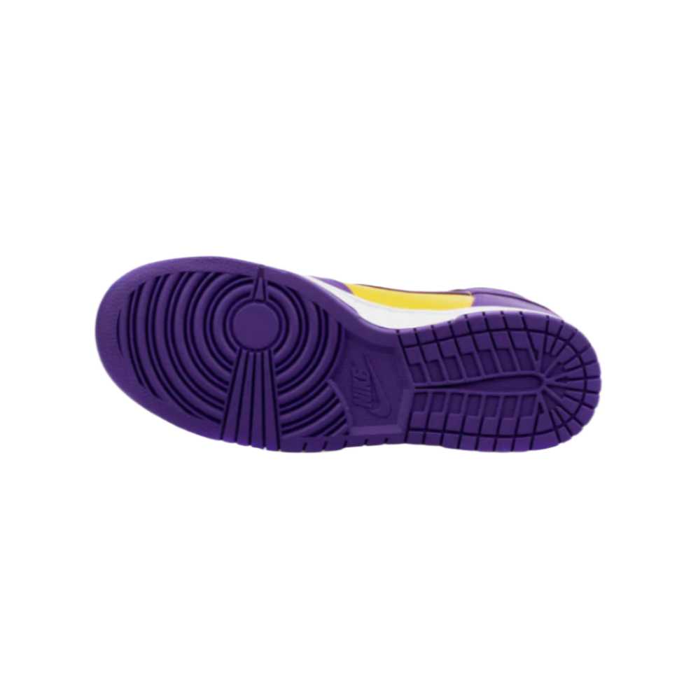 Men's Nike Dunk Lakers High Retro - Purple/Yellow