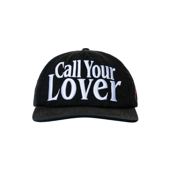 Market Call Your Lover 5-Panel Hat - Washed Black
