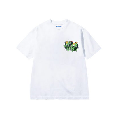 Market Smiley Cactus T-Shirt - White